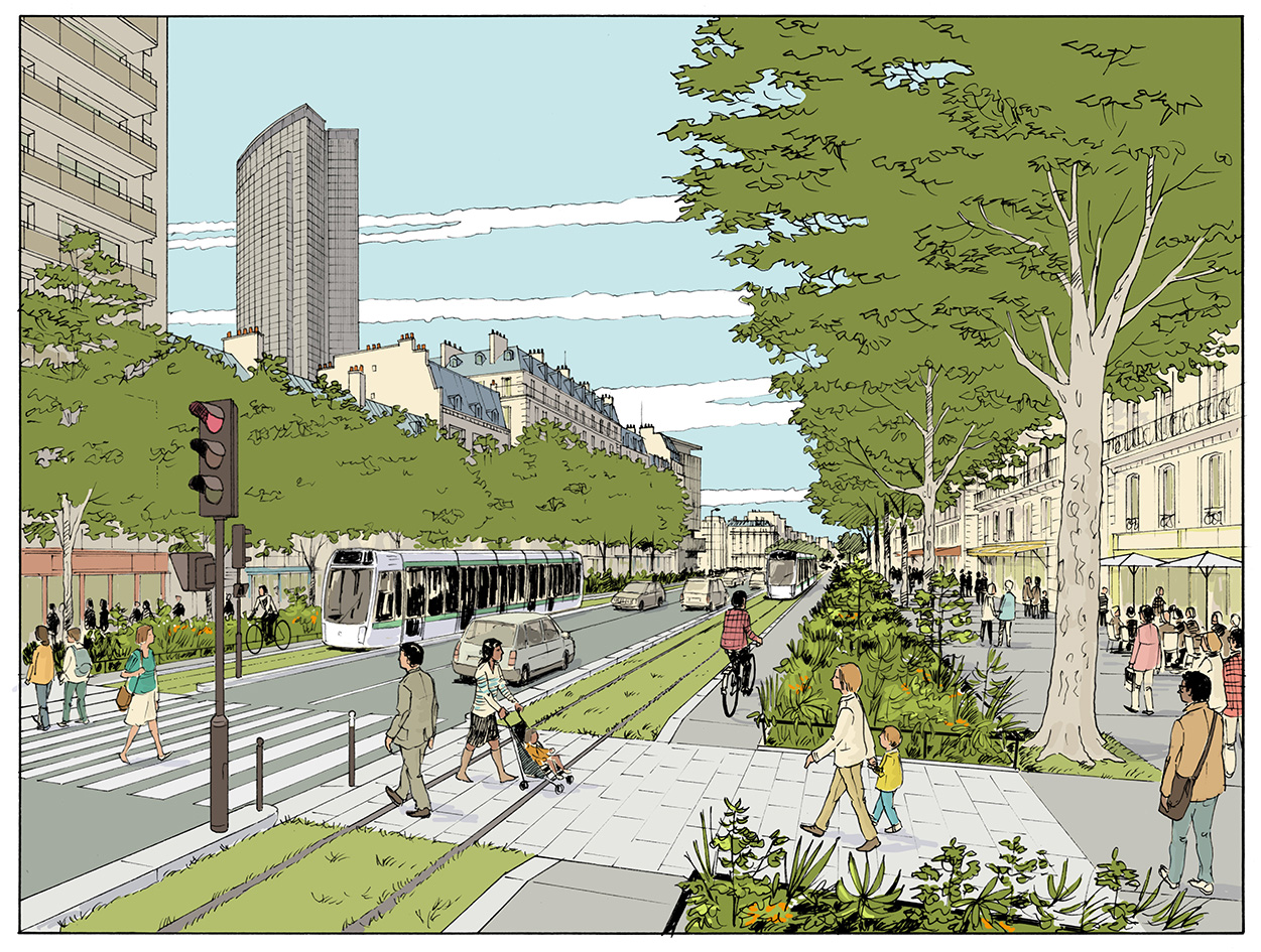 Proposition de création du "tramway des gares" à Paris - Bernard Jomier EELV - 2013